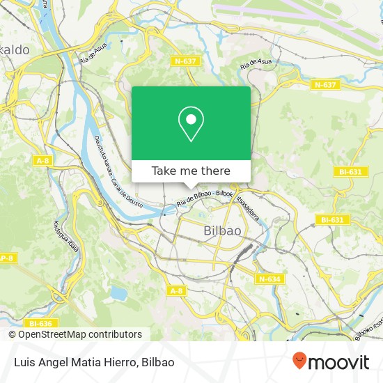 Luis Angel Matia Hierro map