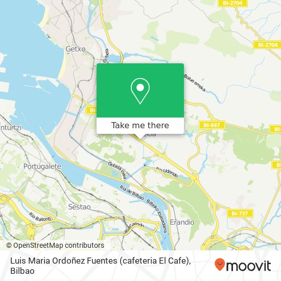 mapa Luis Maria Ordoñez Fuentes (cafeteria El Cafe)