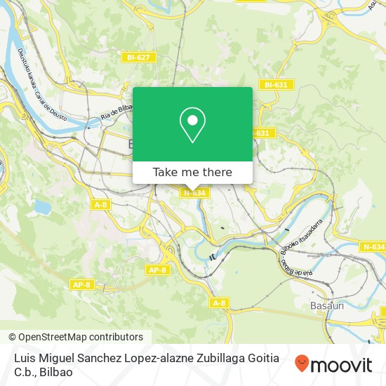 mapa Luis Miguel Sanchez Lopez-alazne Zubillaga Goitia C.b.