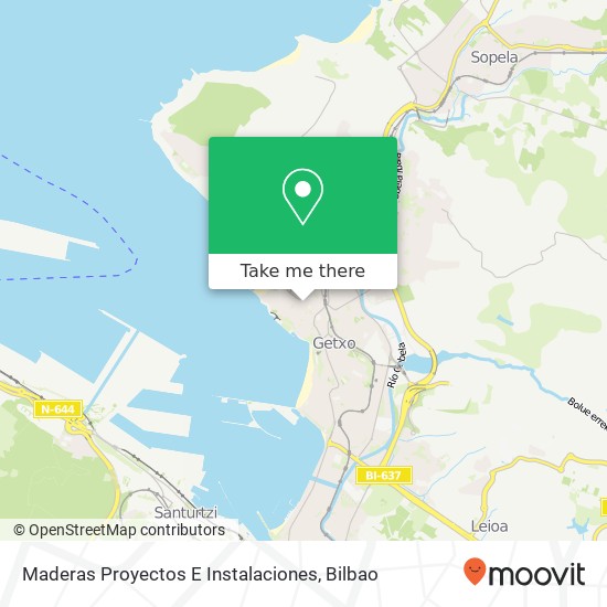 Maderas Proyectos E Instalaciones map