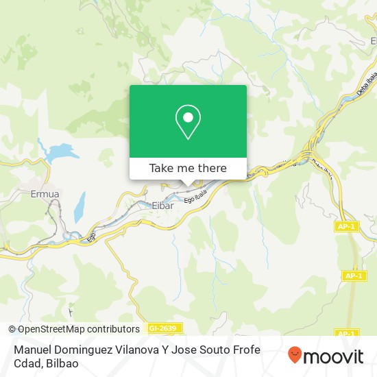 mapa Manuel Dominguez Vilanova Y Jose Souto Frofe Cdad