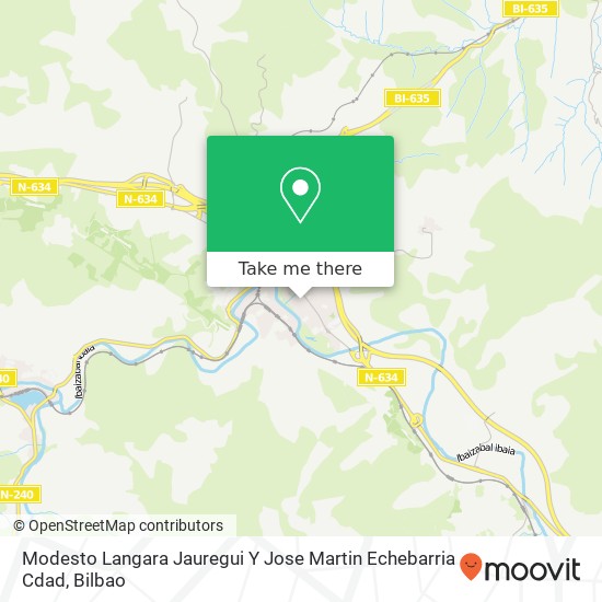 Modesto Langara Jauregui Y Jose Martin Echebarria Cdad map