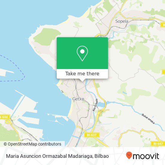 Maria Asuncion Ormazabal Madariaga map