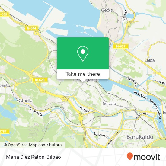 Maria Diez Raton map