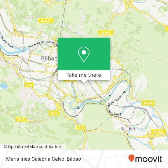 Maria Ines Calabria Calvo map