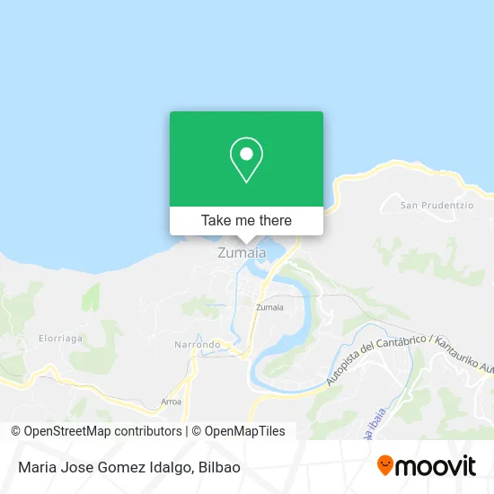 Maria Jose Gomez Idalgo map