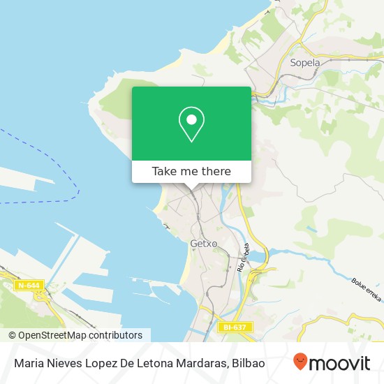 Maria Nieves Lopez De Letona Mardaras map