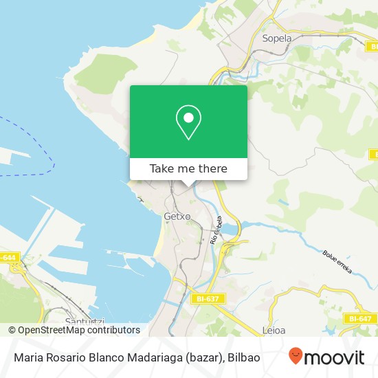 mapa Maria Rosario Blanco Madariaga (bazar)