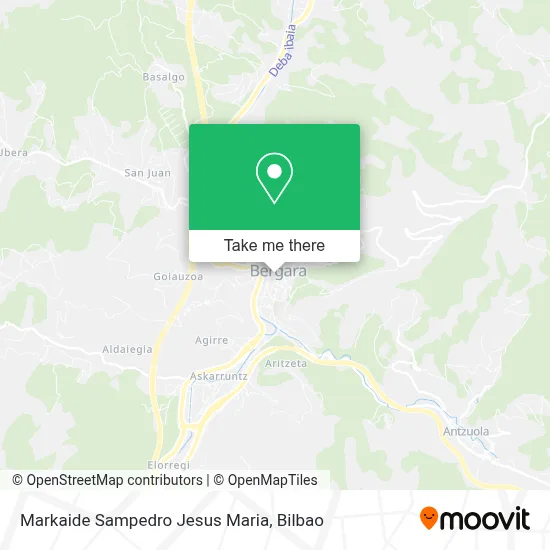 Markaide Sampedro Jesus Maria map