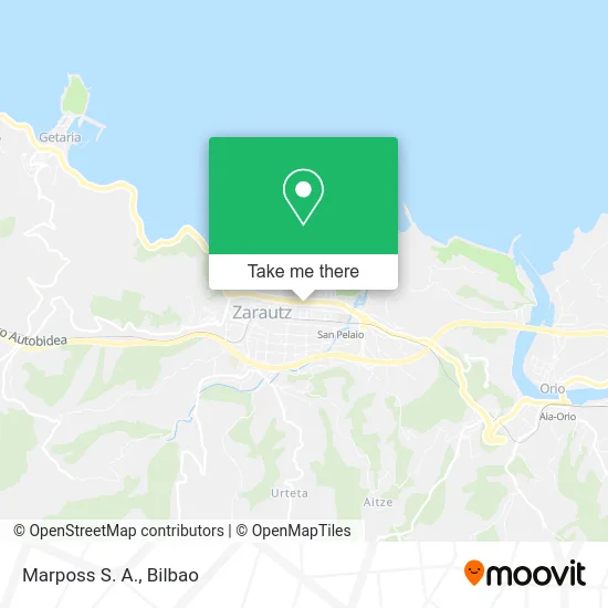 Marposs S. A. map