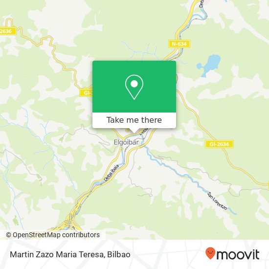 Martin Zazo Maria Teresa map