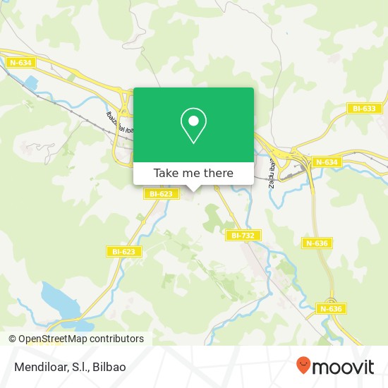 Mendiloar, S.l. map