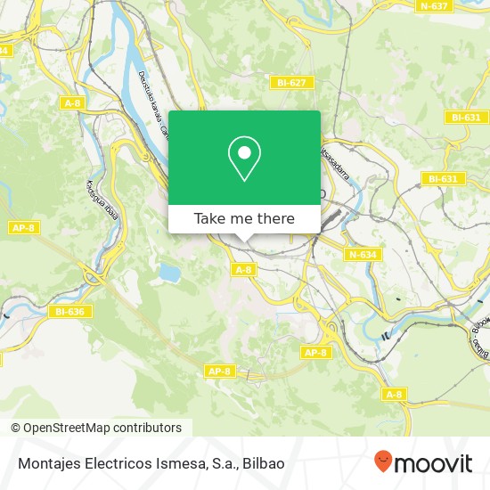 mapa Montajes Electricos Ismesa, S.a.