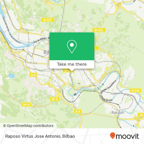 Raposo Virtus Jose Antonio map