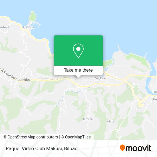 Raquel Video Club Makusi map