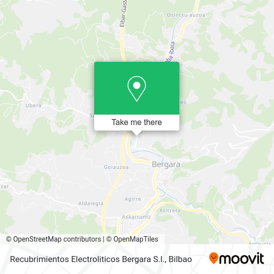 Recubrimientos Electroliticos Bergara S.l. map