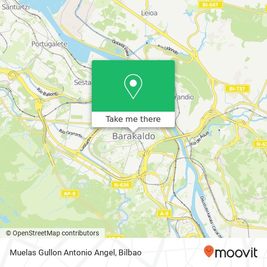 Muelas Gullon Antonio Angel map