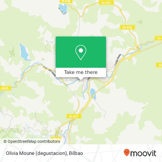 Olivia Moune (degustacion) map