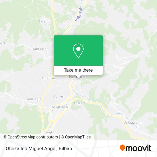 Oteiza Iso Miguel Angel map
