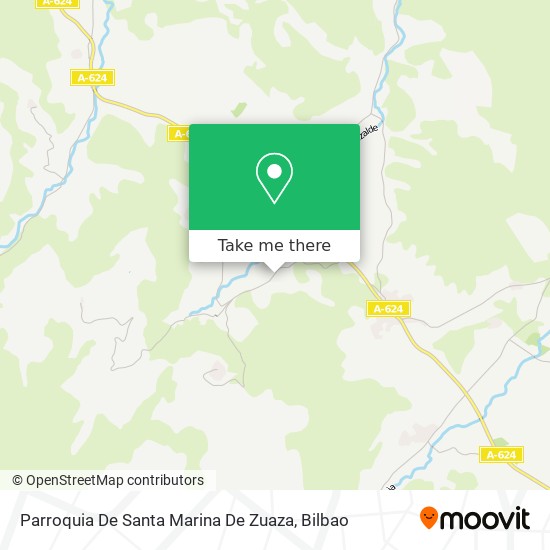 Parroquia De Santa Marina De Zuaza map