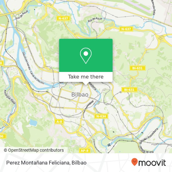 mapa Perez Montañana Feliciana