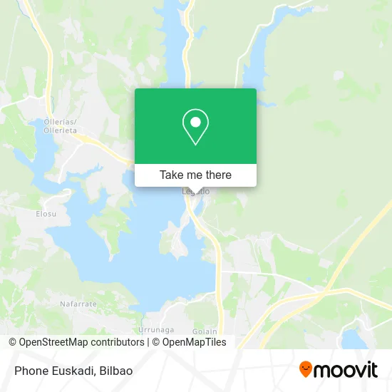 Phone Euskadi map