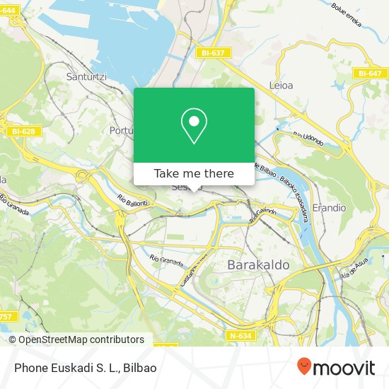 mapa Phone Euskadi S. L.