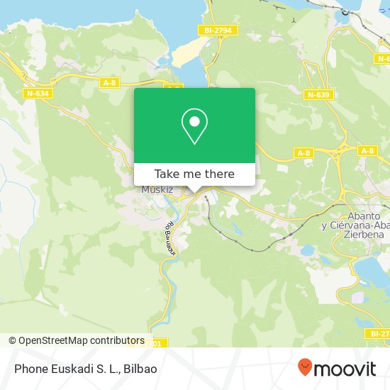 mapa Phone Euskadi S. L.