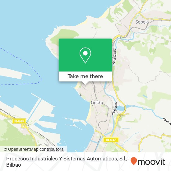 Procesos Industriales Y Sistemas Automaticos, S.l. map