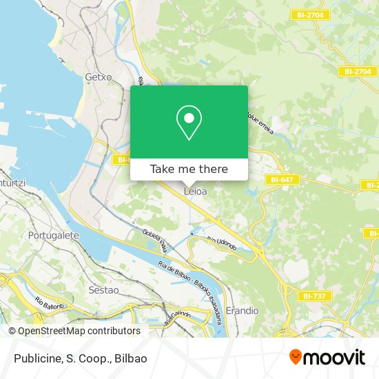 Publicine, S. Coop. map