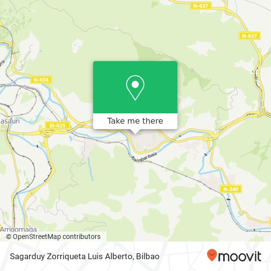 Sagarduy Zorriqueta Luis Alberto map