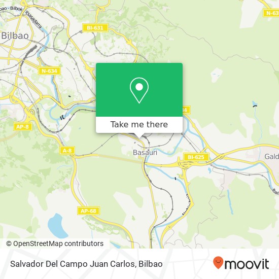 Salvador Del Campo Juan Carlos map