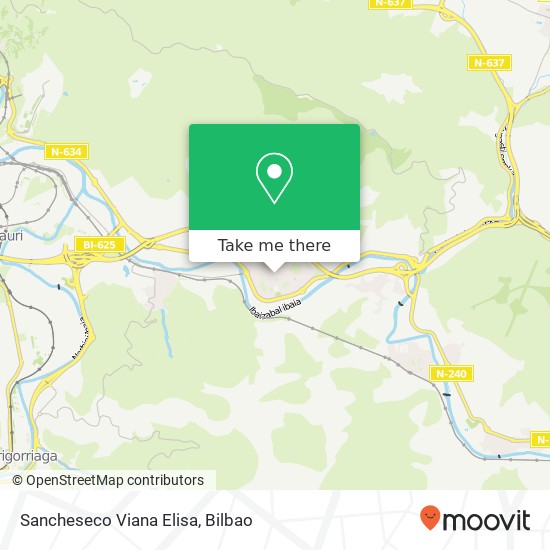 Sancheseco Viana Elisa map