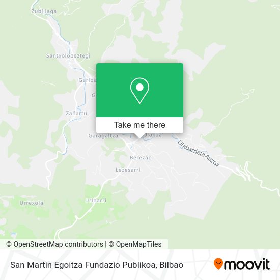 San Martin Egoitza Fundazio Publikoa map