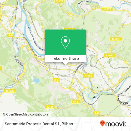 Santamaria Protesis Dental S.l. map