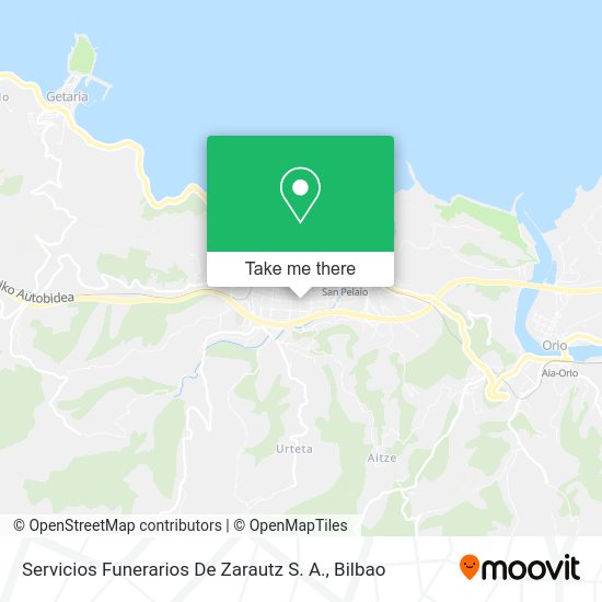 Servicios Funerarios De Zarautz S. A. map