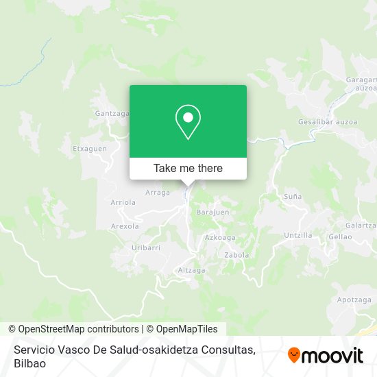 Servicio Vasco De Salud-osakidetza Consultas map