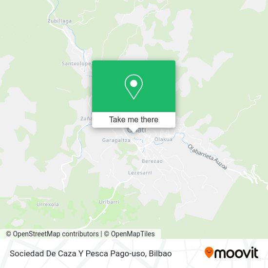 Sociedad De Caza Y Pesca Pago-uso map