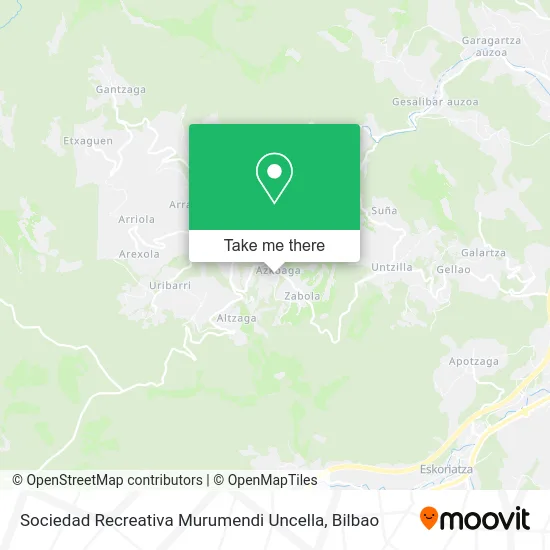 Sociedad Recreativa Murumendi Uncella map