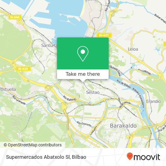 mapa Supermercados Abatxolo Sl