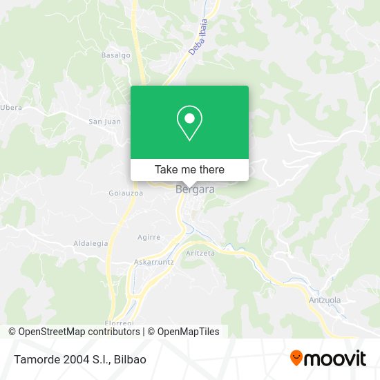 Tamorde 2004 S.l. map