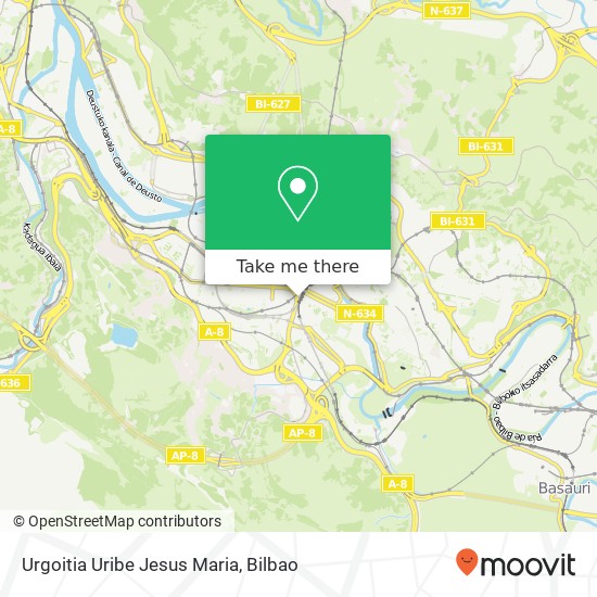 Urgoitia Uribe Jesus Maria map