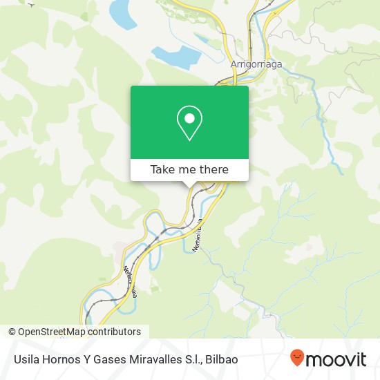 Usila Hornos Y Gases Miravalles S.l. map