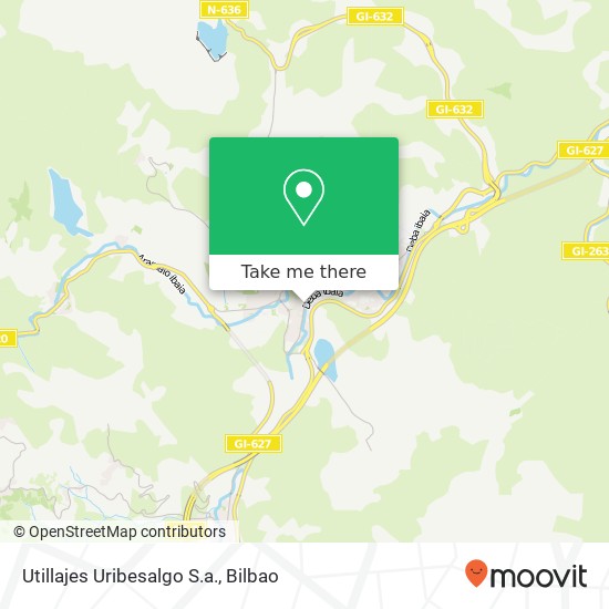 mapa Utillajes Uribesalgo S.a.