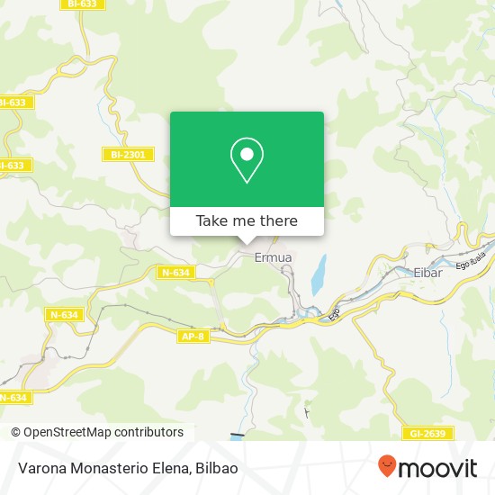 mapa Varona Monasterio Elena
