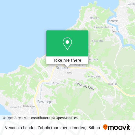 mapa Venancio Landea Zabala (carniceria Landea)