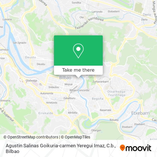 mapa Agustin Salinas Goikuria-carmen Yeregui Imaz, C.b.