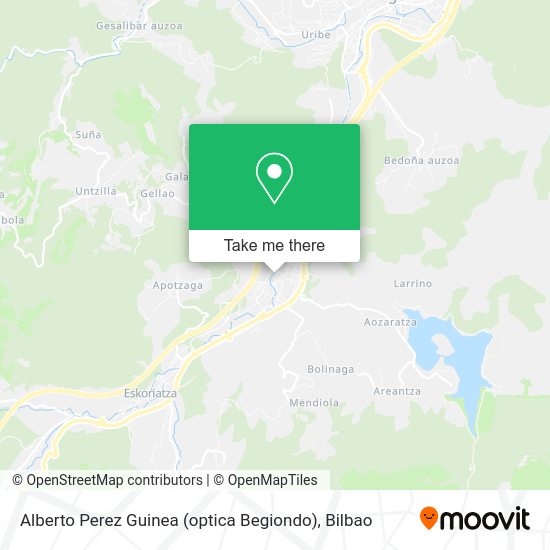 Alberto Perez Guinea (optica Begiondo) map