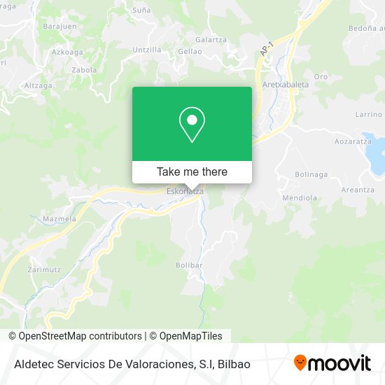 Aldetec Servicios De Valoraciones, S.l map