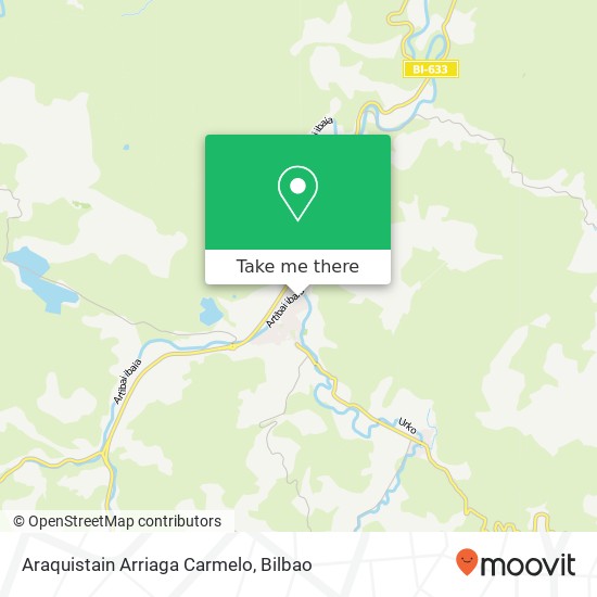 Araquistain Arriaga Carmelo map